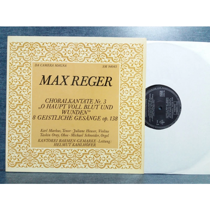 MAX REGER CHORALKANTATE MUSIC LP