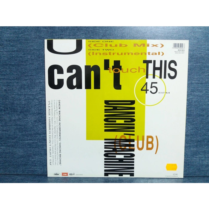 MC HAMMER U CANT TOUCH THIS MAXI LP