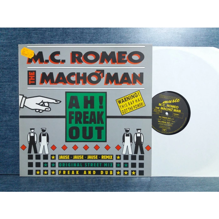 M.C. ROMEO MACHO MAN AH FREAK OUT MAXI LP