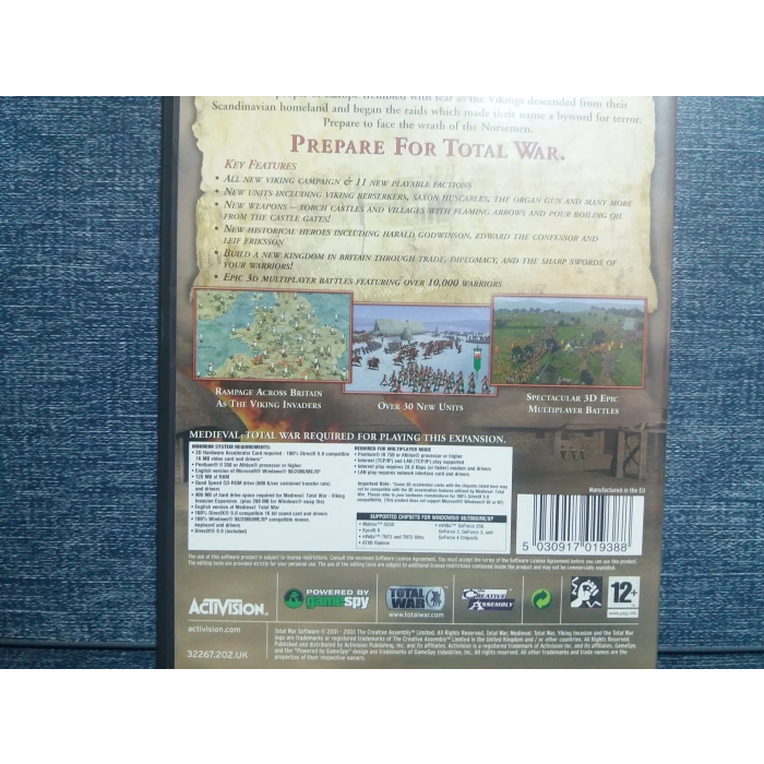 MEDIEVAL TOTAL WAR VIKING INVASION PC OYUN