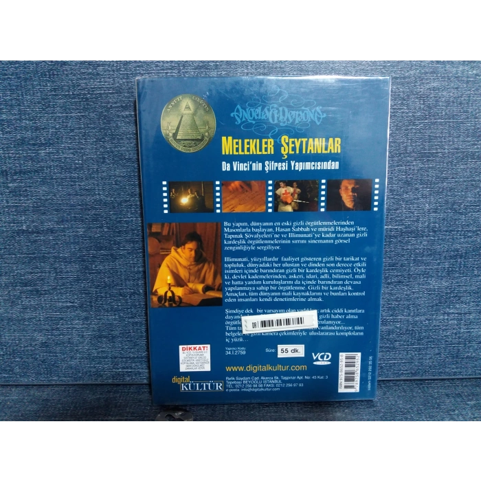 MELEKLER VE ŞEYTANLAR DVD FİLM (SIFIR)