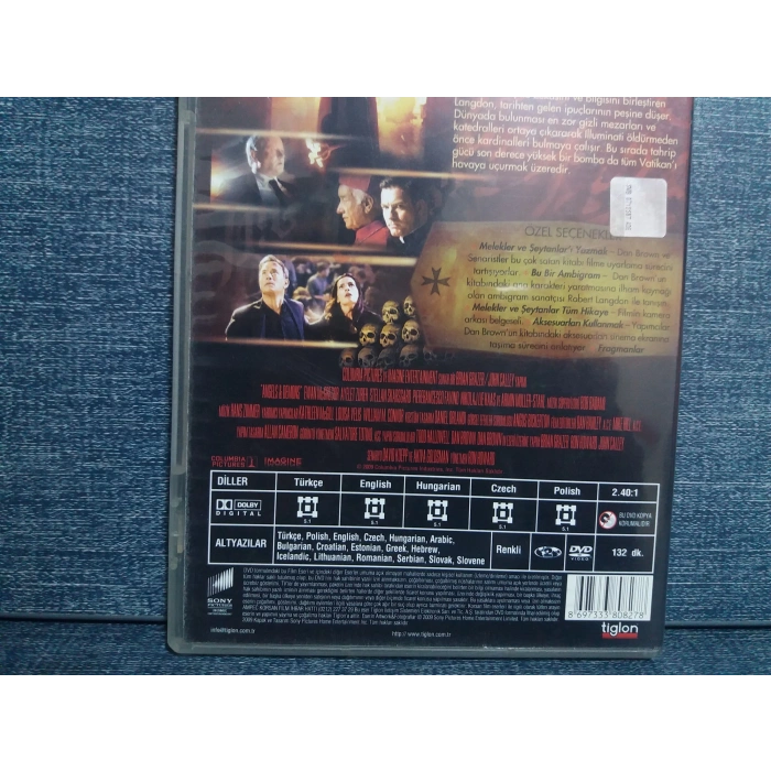 MELEKLER VE ŞEYTANLAR TOM HANKS DVD FİLM