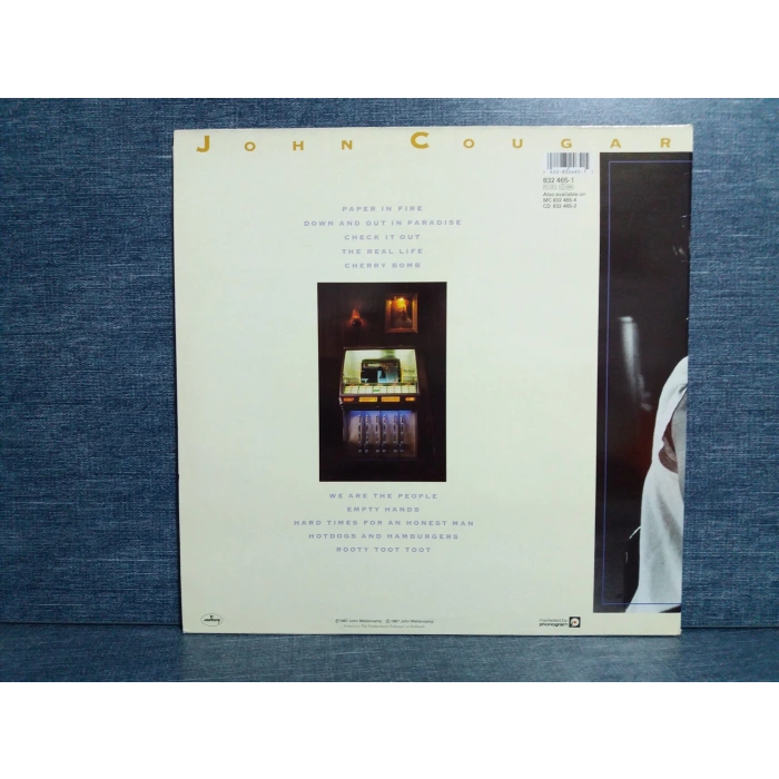 MELLENCAMP THE LONESOME JUBILEE MUSIC LP