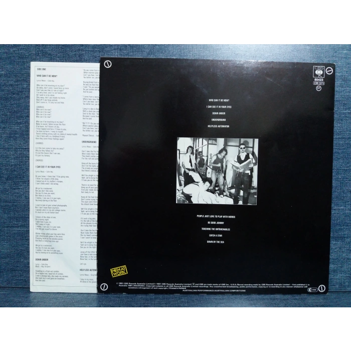 MEN AT WORK BUSINESS AS USUAL LP