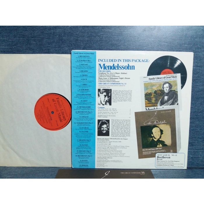 MENDELSSOHN FAMILY LIBRARY OF GREAT MUSIC LP