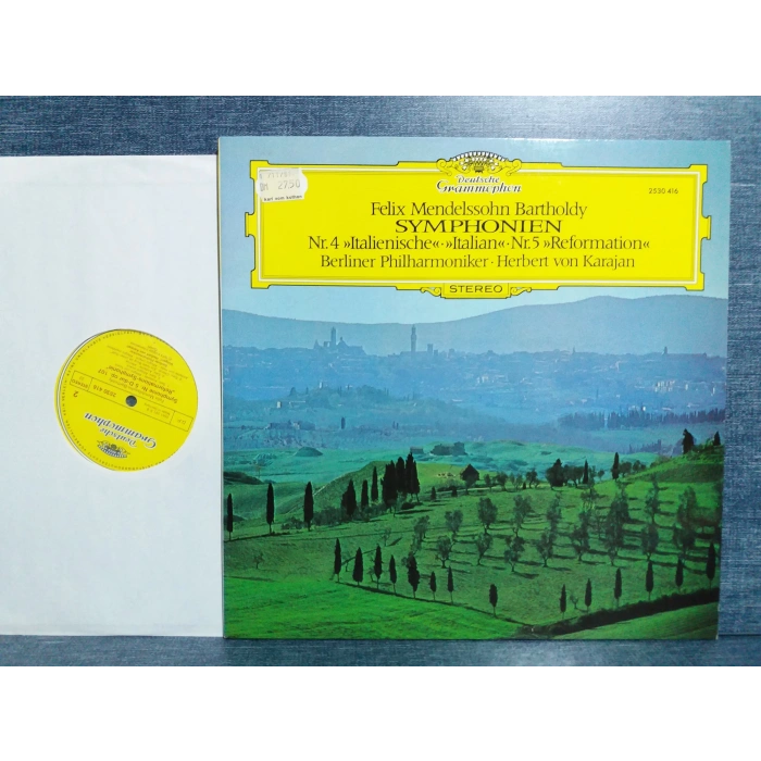 MENDELSSOHN SINFONIE Nr.4 ITALIEN Nr.5 REFORMATION LP