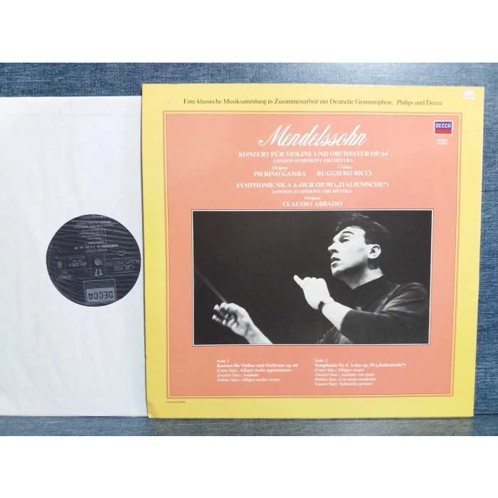 MENDELSSOHN VIOLIN ORCHESTRA LONDON ABBADO