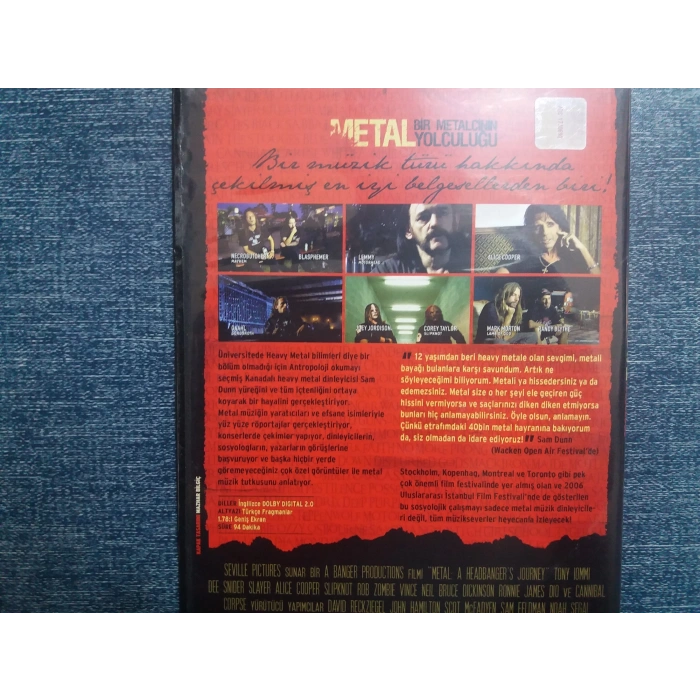 METALCİNİN YOLCULUĞU DVD FİLM