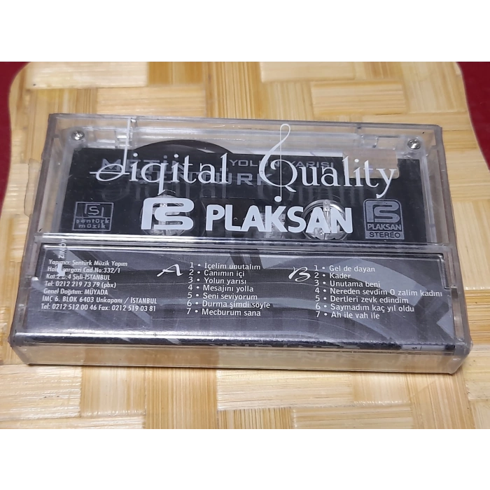 METİN ŞENTÜRK YOLUN YARISI MÜZİK KASET