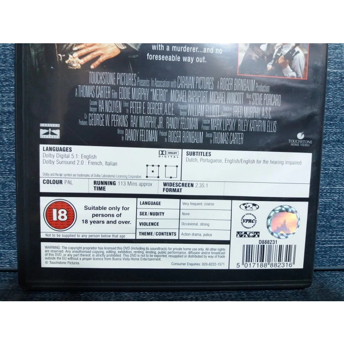 METRO EDDIE MURPHY DVD FİLM (İNGİLİZCE)