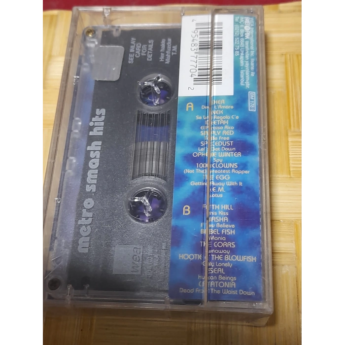 METRO SMASH HITS MÜZİK KASET