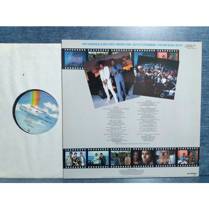 MIAMI VICE FILM SOUNDTRACK MUSIC LP