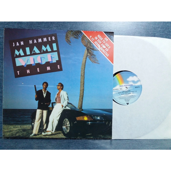 MIAMI VICE JAN HAMMER SOUNDTRACK MAXI LP