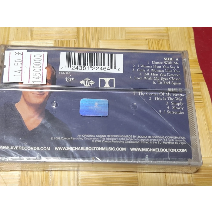 MICHAEL BOLTON ONLY A WOMAN LIKE YOU MÜZİK KASET