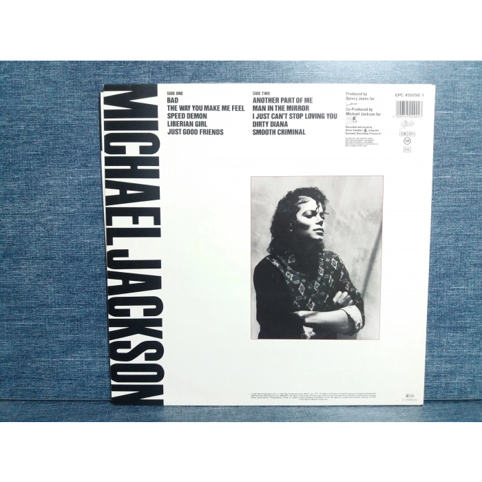 MICHAEL JACKSON BAD MUSIC LP