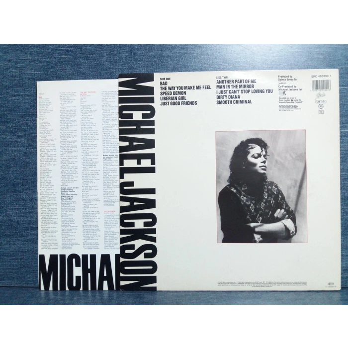 MICHAEL JACKSON BAD MUSIC LP