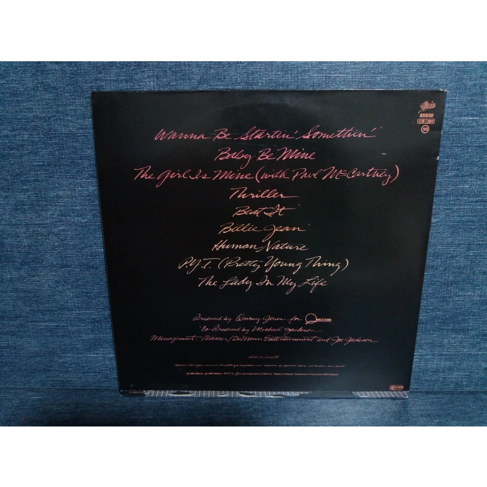 MICHAEL JACKSON THRILLER MUSIC LP