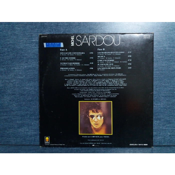 MICHEL SARDOU LES LACS DU MUSIC LP