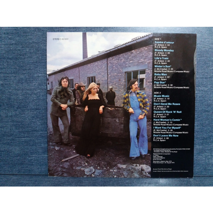 MIDDLE OF THE ROAD MUSIC SAMBA DAMOUR LP