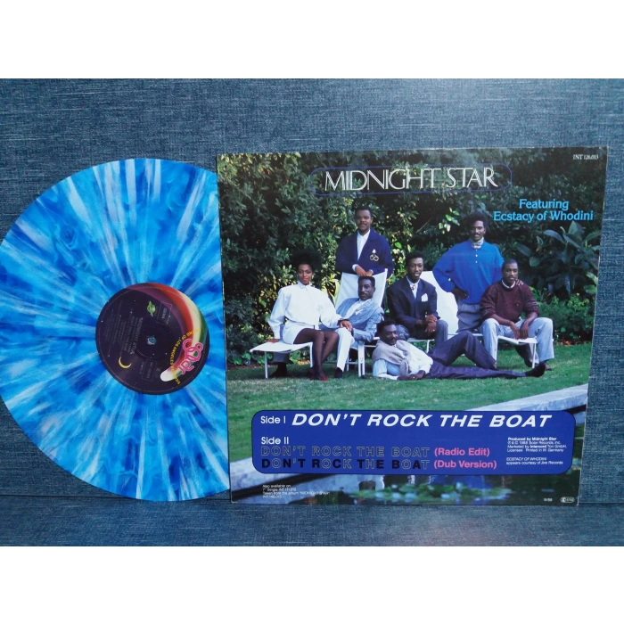 MIDNIGHT STAR FEAT WHODINI DONT ROCK THE BOAT MAXI [ RENKLİ LP ]