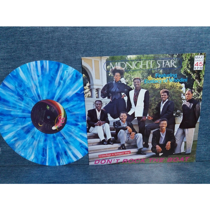 MIDNIGHT STAR FEAT WHODINI DONT ROCK THE BOAT MAXI [ RENKLİ LP ]