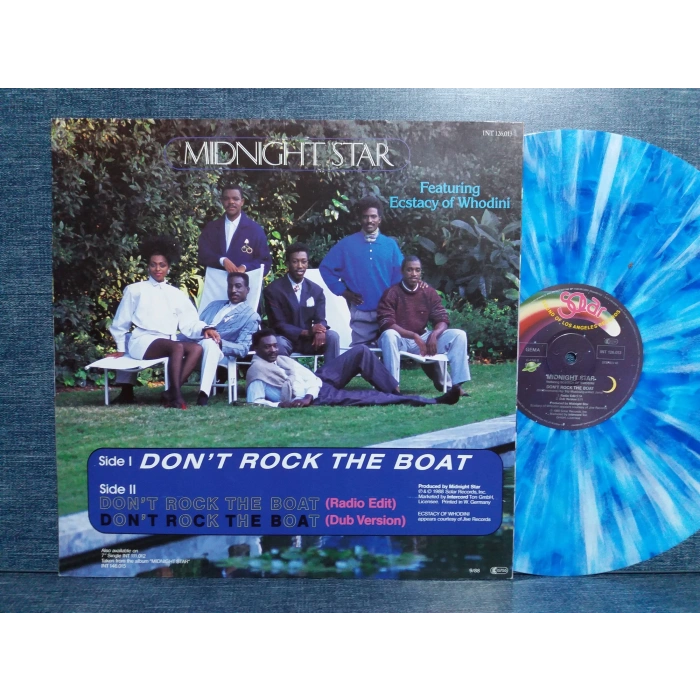 MIDNIGHT STAR FEAT WHODINI DONT ROCK THE BOAT MAXI [ RENKLİ LP ]