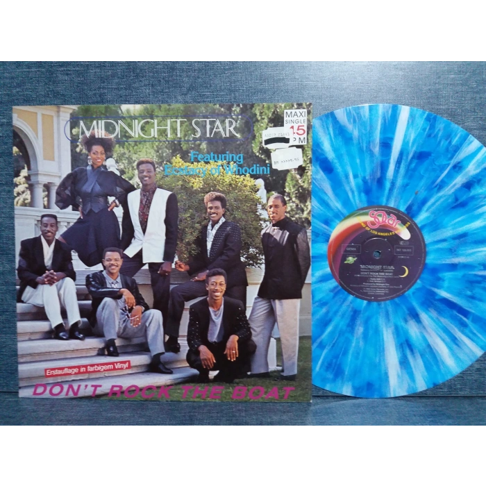 MIDNIGHT STAR FEAT WHODINI DONT ROCK THE BOAT MAXI [ RENKLİ LP ]