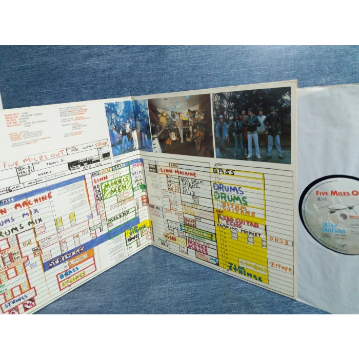 MIKE OLDFIELD FIVE MILES OUT MUSIC LP