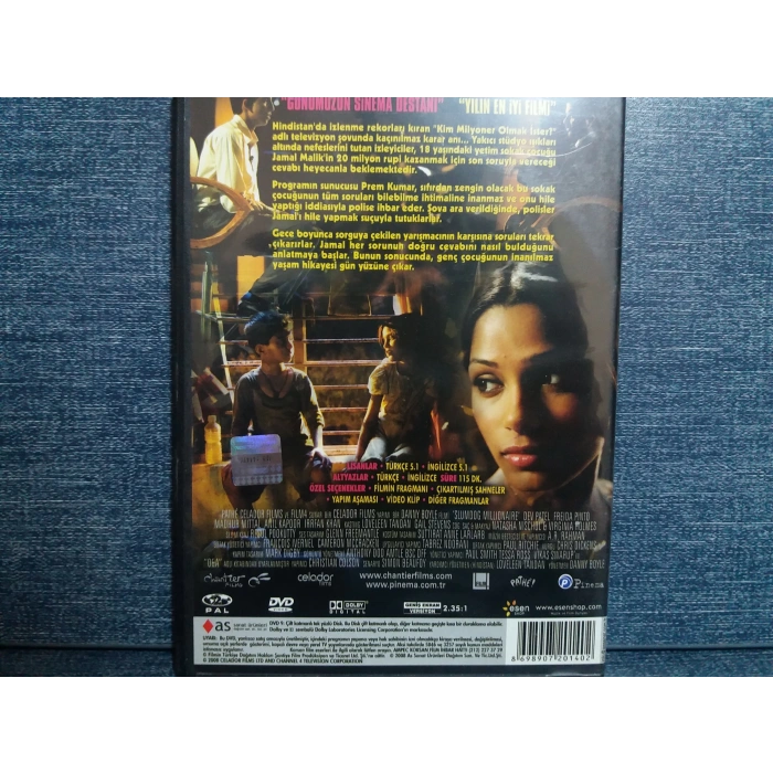 MİLYONER SLUMDOG MILLIONAIRE DVD FİLM