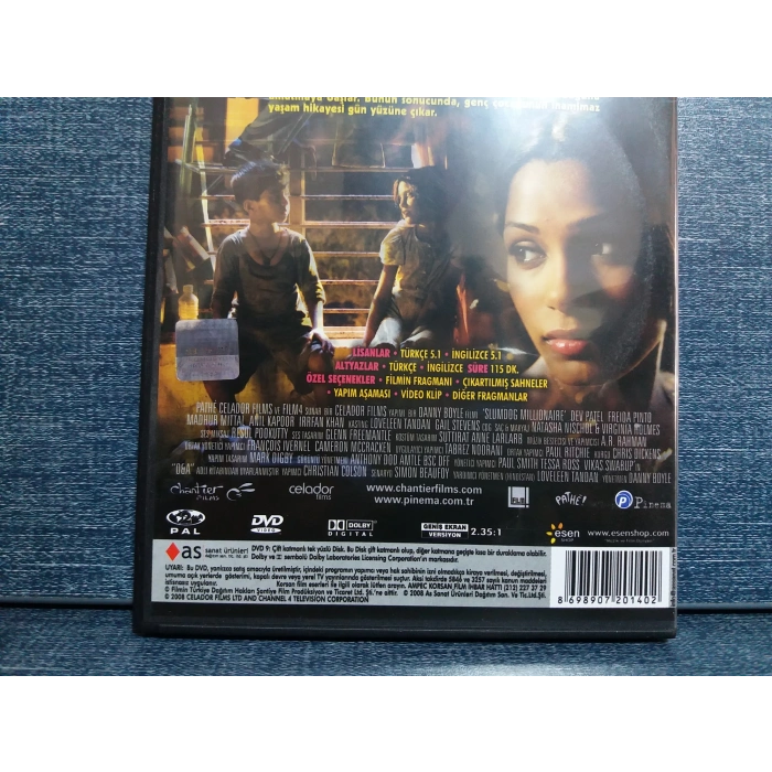 MİLYONER SLUMDOG MILLIONAIRE DVD FİLM