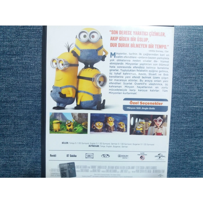 MİNYONLAR DVD FİLM