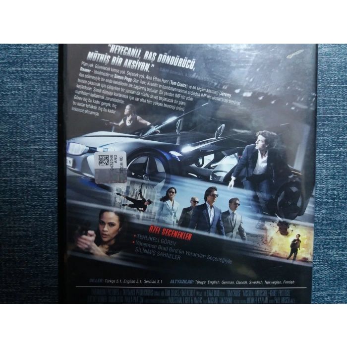 MISSION IMPOSSIBLE GHOST PROTOCOL DVD FİLM