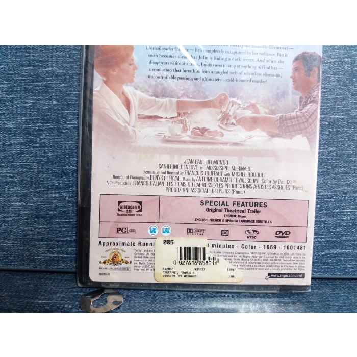 MISSISSIPPI MERMAID BELMONDO DVD FİLM (İNGİLİZCE-SIFIR)