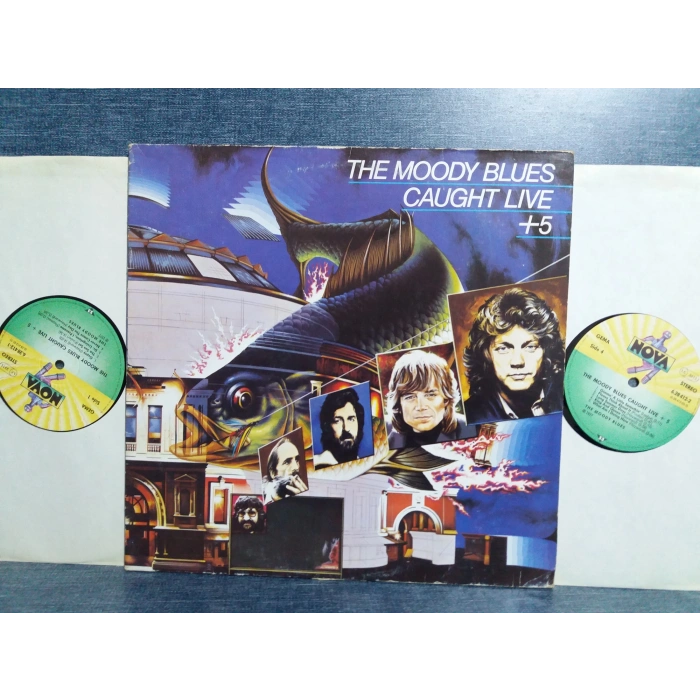 MOODY BLUES CAUGHT LIUVE 2 LP