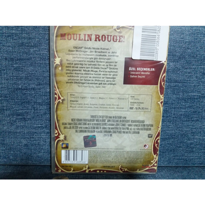 MOULINI ROUGE DVD FİLM (SIFIR)