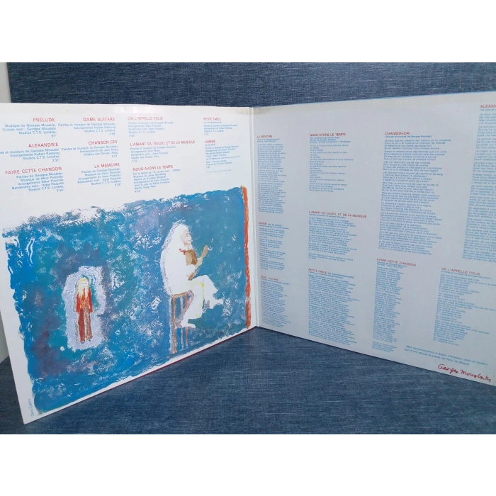 MOUSTAKI 1976 ALBUM MUSIC LP