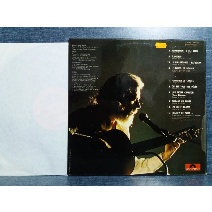 MOUSTAKI 1976 MUSIC LP