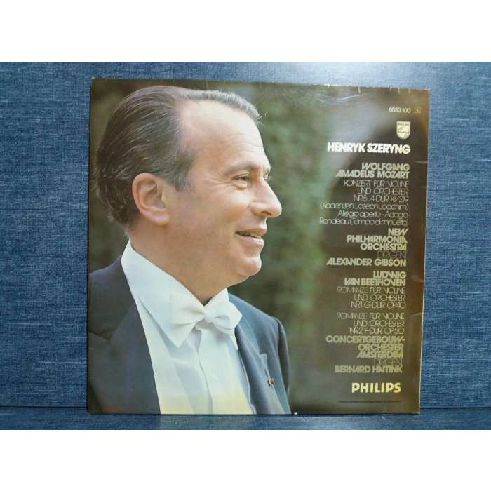 MOZART BEETHOVEN VIOLIN HENRY SZERYNG  MUSIC LP