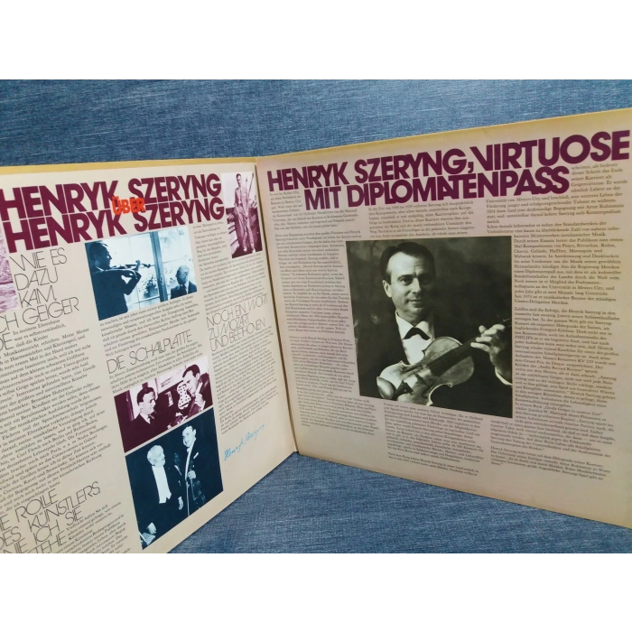 MOZART BEETHOVEN VIOLIN HENRY SZERYNG  MUSIC LP