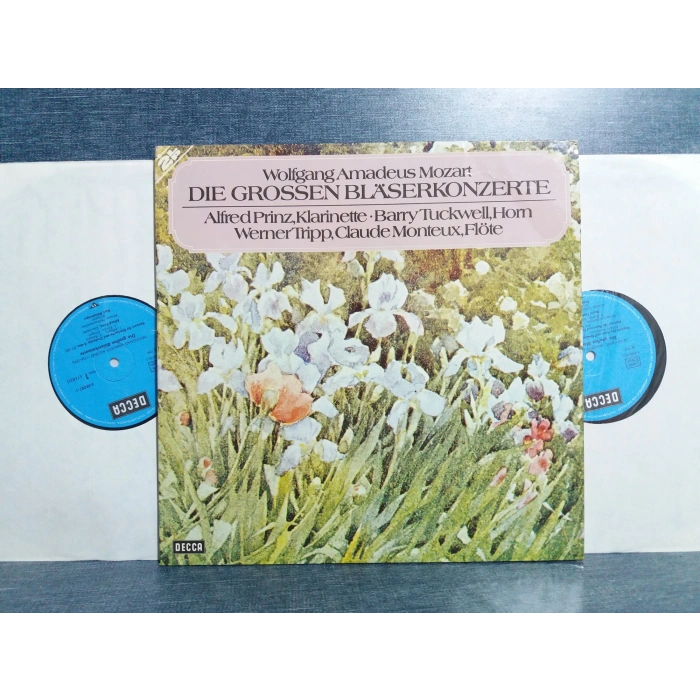 MOZART BLASER KONZERT KLARINET FLÖTE HORN 2 LP