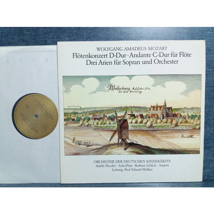 MOZART FLÜT KONZERT EDUARD MELKUS LP