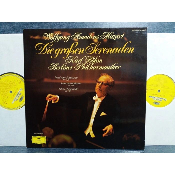 MOZART GROSSEN SERENADEN KARL BÖHM 2 LP
