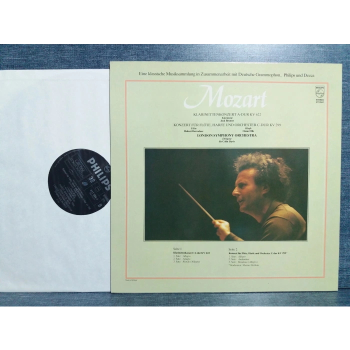 MOZART KLARINET FLUT HARFE LONDON SYM COLIN DAVIS