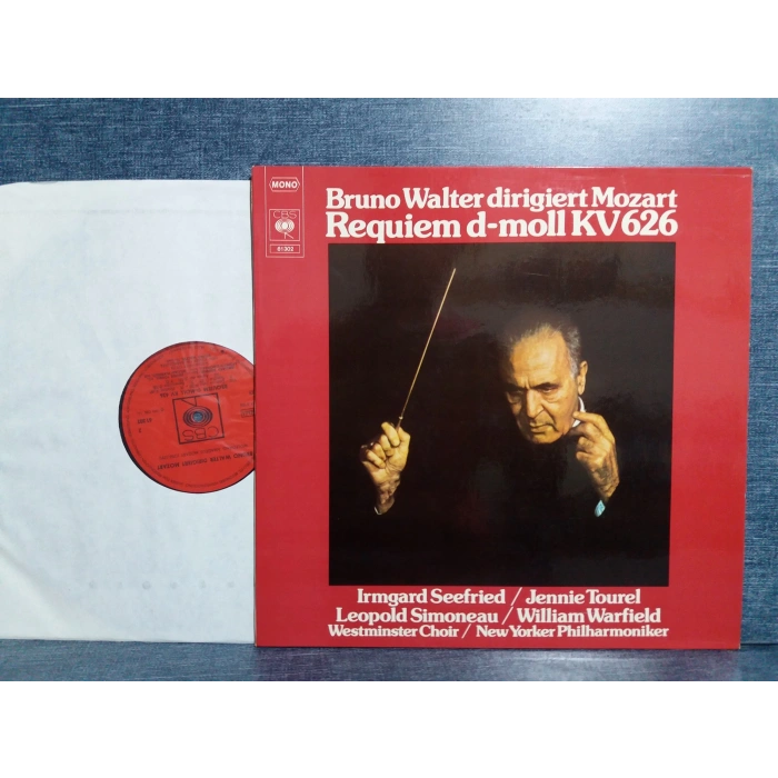 MOZART REQUIEM D-MOLL KV 626 BRUNO WALTER LP