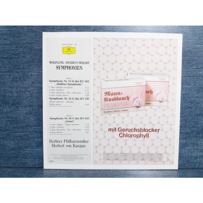 MOZART SYMPHONIEN Nr.32-35-36 KARAJAN MUSIC LP