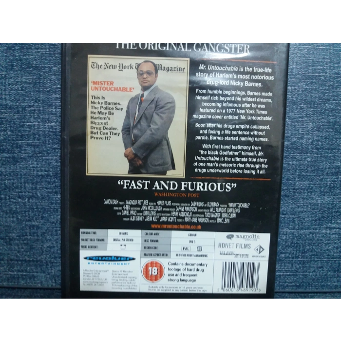 MR UNTOUCHABLE DVD FİLM (İNGİLİZCE)