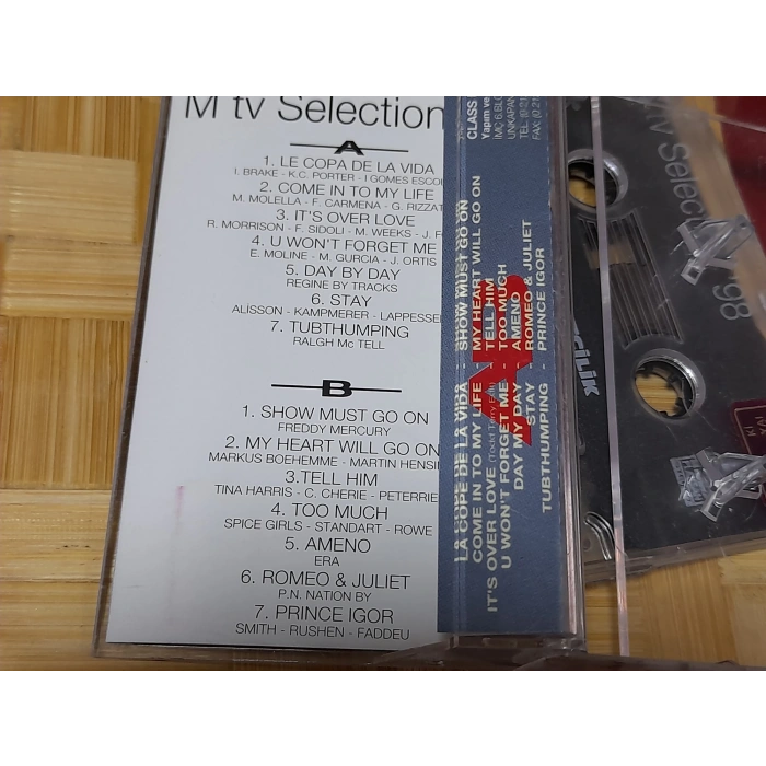 MTV SELECTION 98 MÜZİK KASET