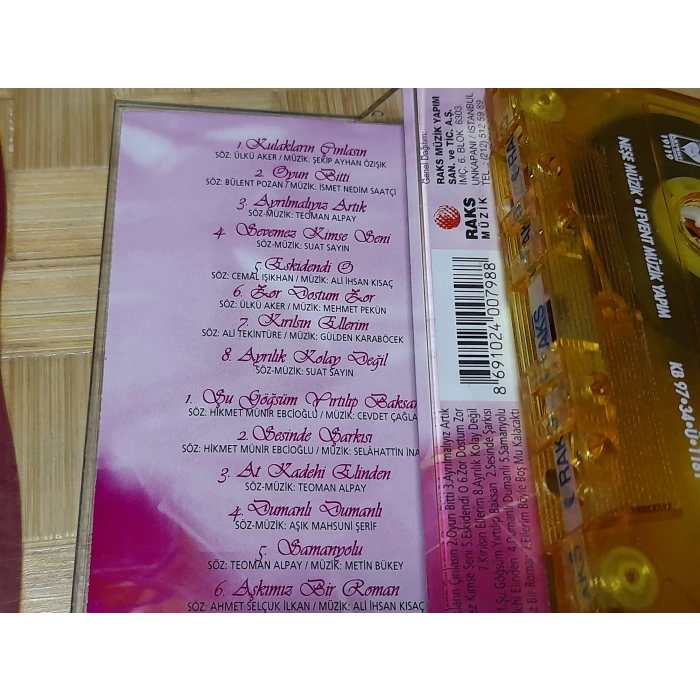 MUAZZEZ ERSOY NOSTALJI 3  MÜZİK KASET