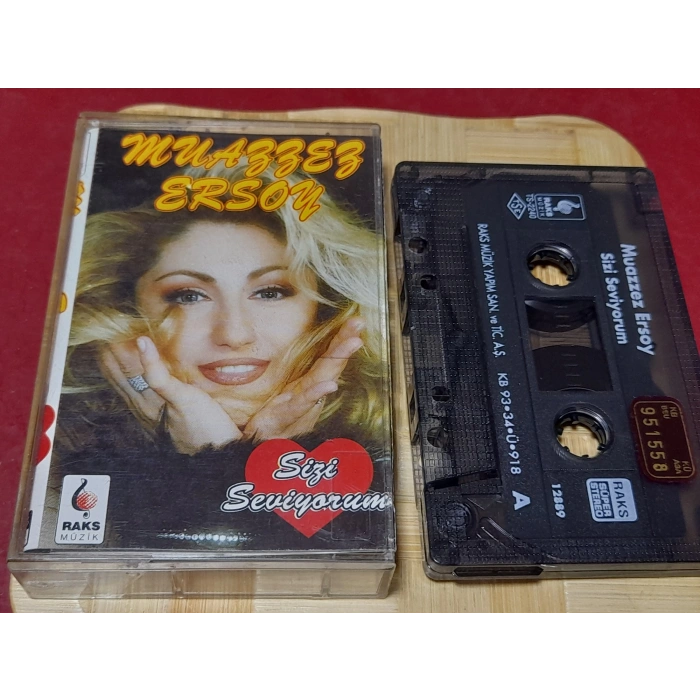 MUAZZEZ ERSOY SİZİ SEVİYORUM MÜZİK KASET