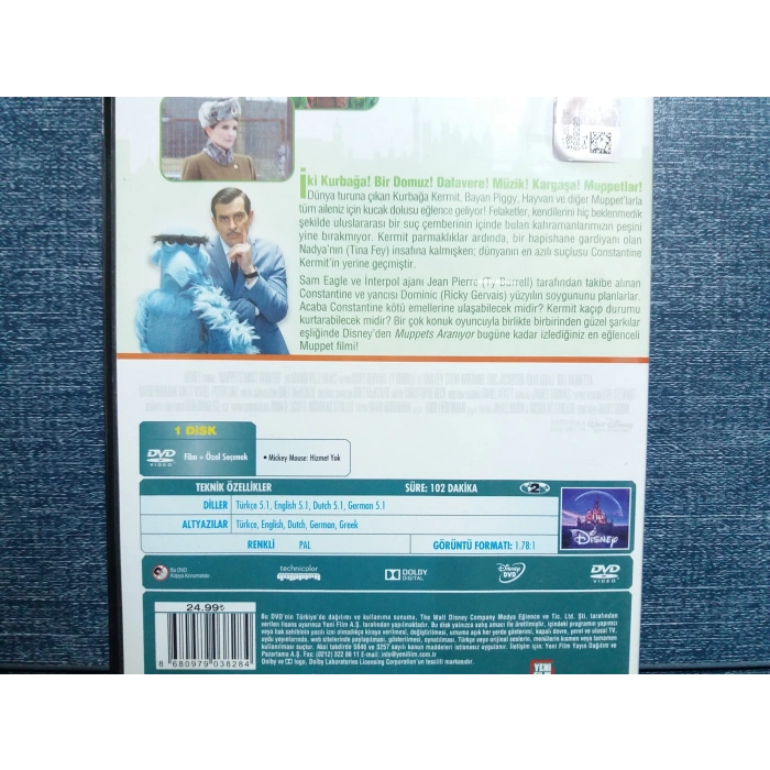 MUPPETS ARANIYOR DVD FİLM